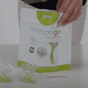 Unboxing de l'ensemble d'accessoires Nosiboo Go.